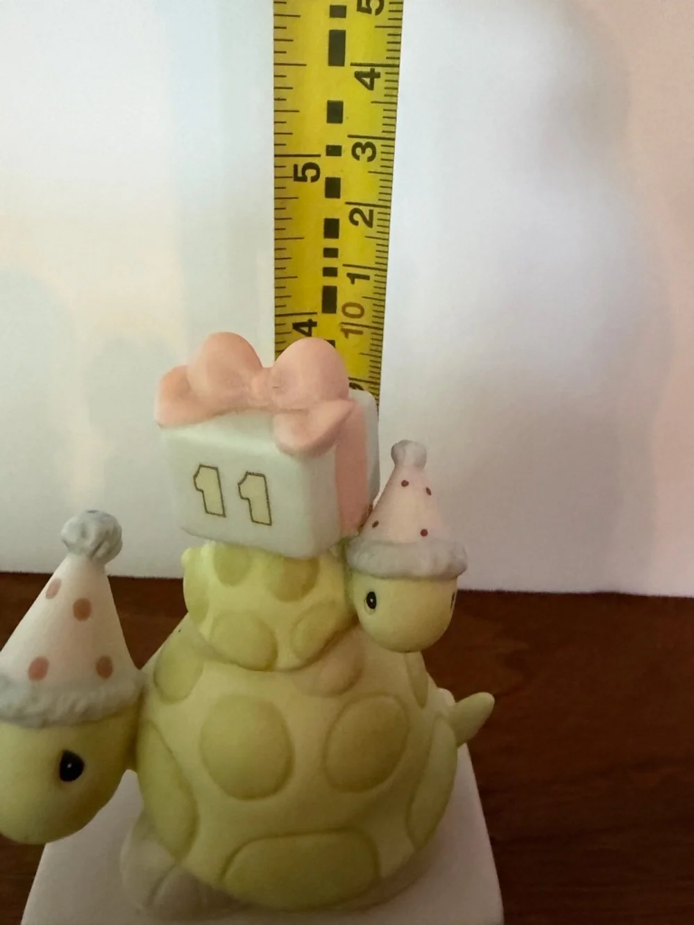 Precious Moments 11th Birthday Train Turtle 1998 Figurine 488003. Take Your Time